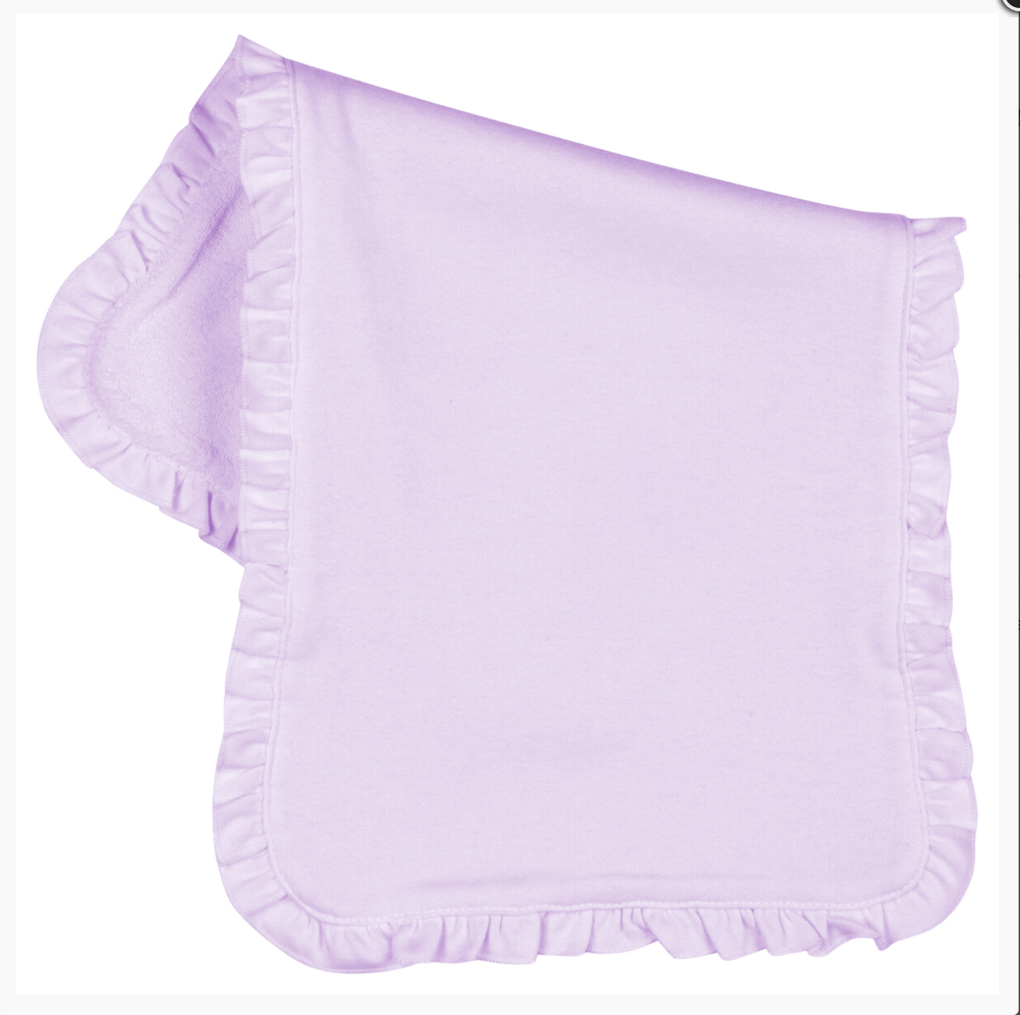 BB Ruffle Burp Cloth